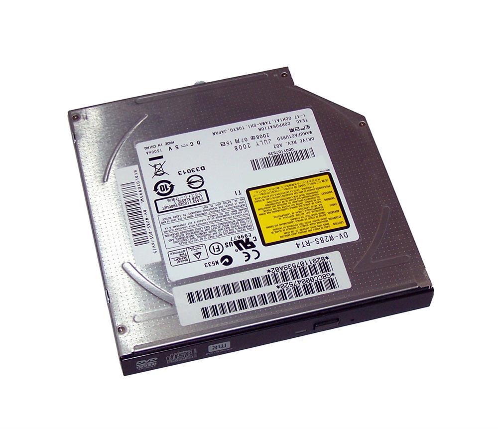 DV-W28S-RT4 TEAC 8x/8x/5x DVD+/-RW (+/-R DL) DVD-RAM SATA 1.5Gbps 2MB Cache Slim Line 5.25-inch Internal DVD Writer Drive