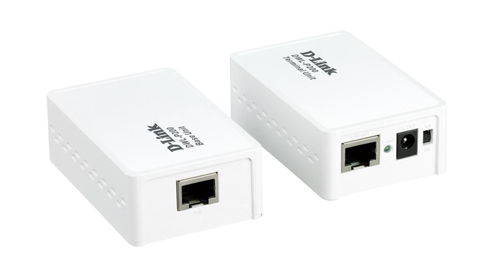 DWL-P200/B D-Link Power Over Ethernet (poe) Kit To Supply Operational Power To Surveillance Cameras And Wireless Lan Devices Provides Dc Power Over Existing Category 5 Cable. Supports Both 5vdc 2 5amp And 12vdc 1 0 Amp (Refurbished)