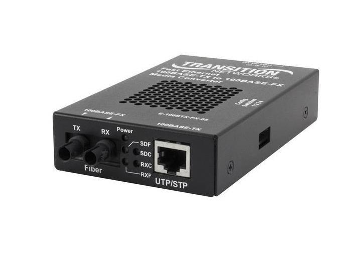 E-100BTX-FX-05(MT)-NA Transition Stand-alone Media Converter Fast Ethernet 100base-fx, 100base-tx Rj-45 / Mt-rj Multi-mode Up To 1.2 Miles 1300 Nm