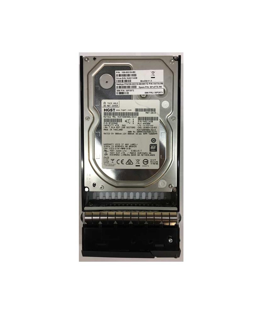 E-X4045A-R6 NetApp 4TB 7200RPM SATA 6Gbps 3.5-inch Internal Hard Drive for E-Series DE1600