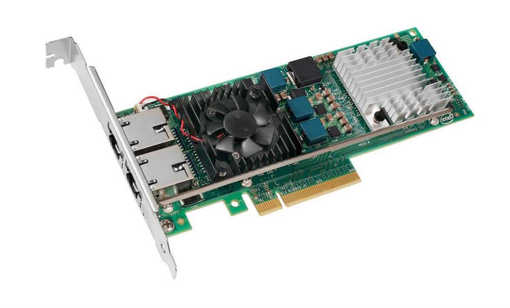 E10G42BT-DELL-RF Intel - IMSourcing Certified Pre-Owned X520-T2 Dual-Port 10 Gigabit Ethernet Server Adapter - PCI Express 2.0 x8 - 2 Port(s) - 2 - Twisted Pair - 10GBase-T - Plug-in