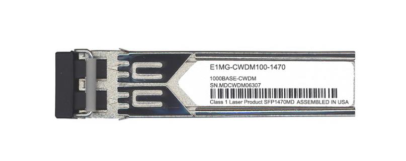 E1MG-CWDM100-1470 Brocade 1Gbps 1000Base-CWDM Single-mode Fiber 100km 1470nm Duplex LC Connector SFP Transceiver Module