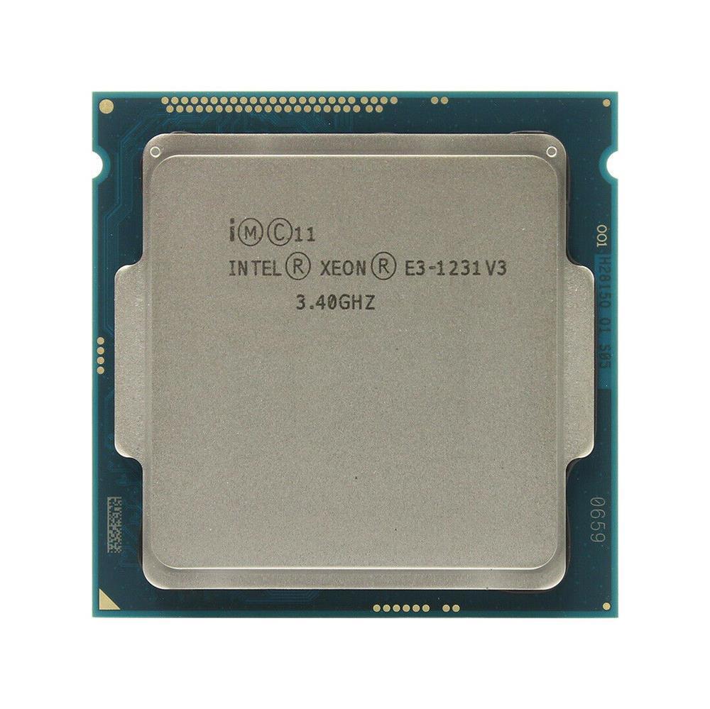 E3-1231 v3 Intel Xeon E3 v3 Quad-Core 3.40GHz 5.00GT/s DMI2 8MB L3 Cache Socket FCLGA1150 Processor