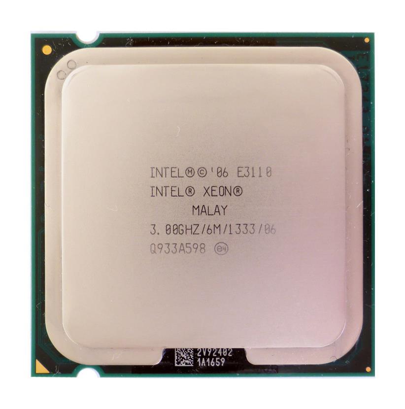 E3110 Intel Xeon Dual Core 3.00GHz 1333MHz FSB 6MB L2 Cache Processor