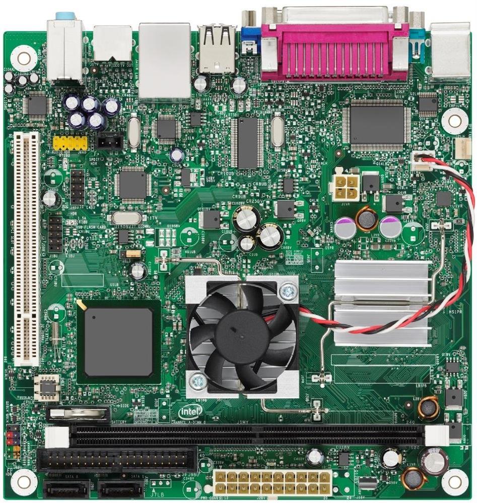 E46416-103 Intel Carte Mere Mini Itx Atom 330 Dual Core Processor Motherboard (Refurbished)