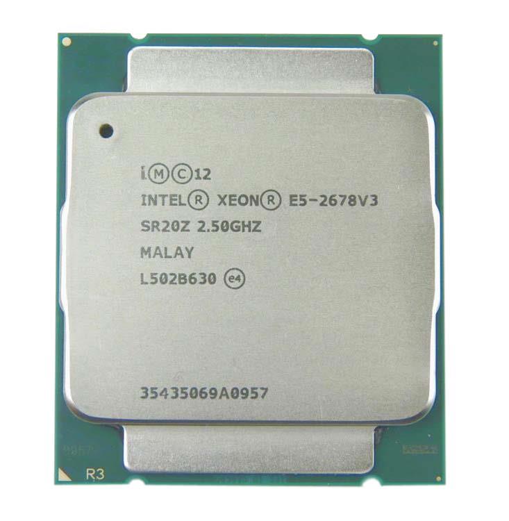 E5-2678V3 Intel Xeon 2.5GHz 30MB 5GT/s 12 Core L3 Cache Socket FCLGA2011 Processor