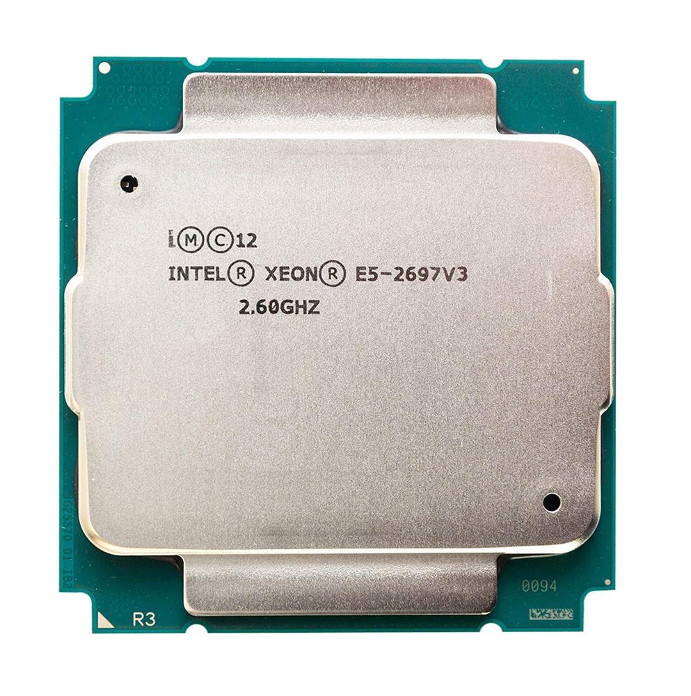 E5-2697v3 Intel Xeon E5-2697 v3 14 Core 2.60GHz 9.60GT/s QPI 35MB L3 Cache Processor