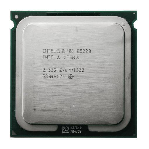 E5220 Intel Xeon Dual Core 2.33GHz 1333MHz FSB 6MB L2 Cache Processor