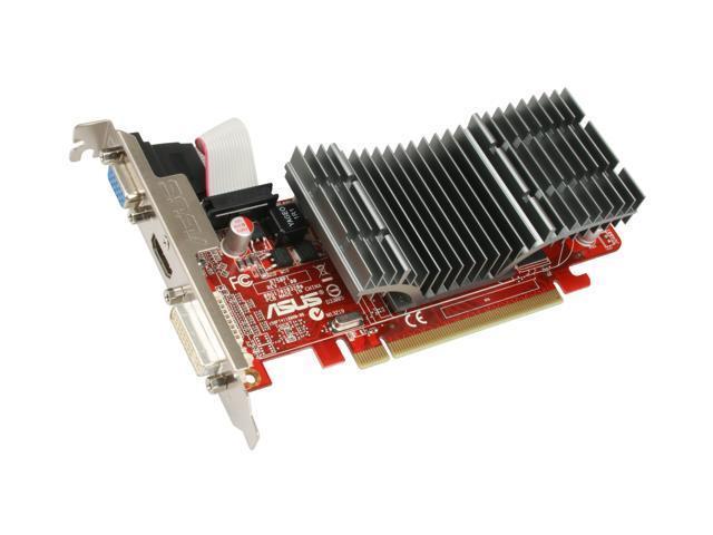 EAH4350SILENT/DI/512MD2LP ASUS EAH4350 SILENT/DI/512MD2(LP) AMD Radeon HD 4350 512MB DDR2 64-Bit HDMI / DVI-I / D-Sub / HDCP Support PCI-Express 2.0 Video Graphics Card