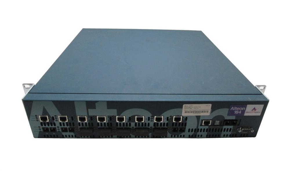 EB1404014 Nortel Alteon 184 9 x RJ-45 10/100Base-TX Port Management 9 x SC 1000Base-SX Port 1 x DB-9 Female Serial Port 1Gbps Gigabit Ethernet Switch(Refurb (Refurbished)
