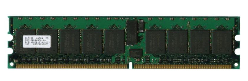 EBE10RD4ABFA-4A Elpida 1GB PC2-3200 DDR2-400MHz ECC Registered CL3 240-Pin DIMM Single Rank Memory Module