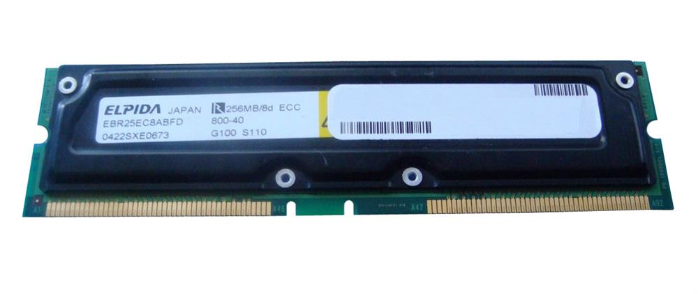 EBR25EC8ABFD-AEP Elpida 256MB 1066MHz 32ns 184-Pin RDRAM RIMM Memory Module