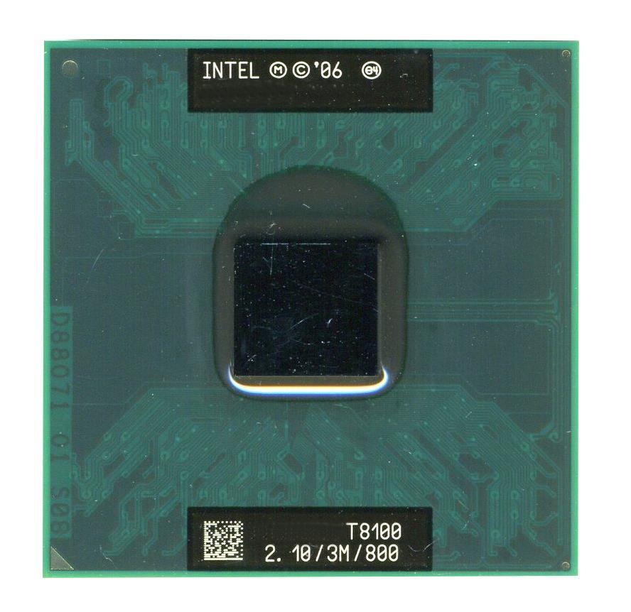 EC80577GG0453M Intel Core 2 Duo T8100 2.10GHz 800MHz FSB 3MB L2 Cache Socket BGA479 Mobile Processor