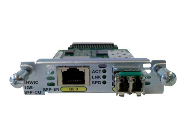 EHWIC-1GE-SFP-CU Cisco Enhanced HWIC Dual Mode 1-Port SFP/Copper Module (Refurbished)