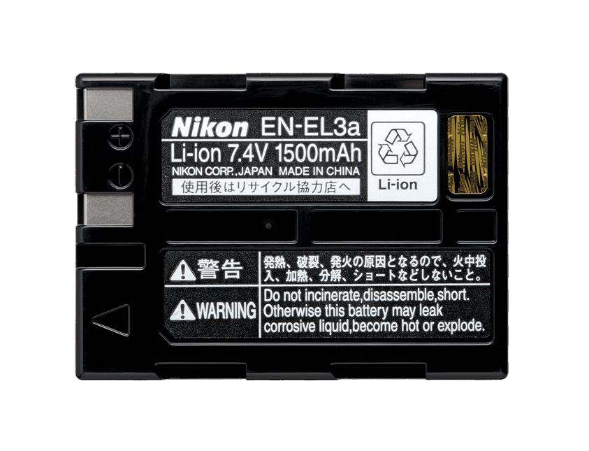 EN-EL3A Nikon 1450mAh 7.4v Li-Ion Digital Camera Battery (Refurbished)