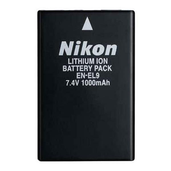EN-EL9 Nikon Digital Camera Battery Proprietary Lithium Ion (Li-Ion) 1000mAh 7.4V DC (Refurbished)