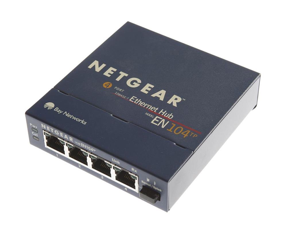 EN104TP NetGear 10Base-T 4-Port Ethernet Hub (Refurbished)