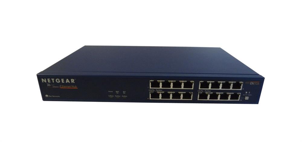 EN516 NetGear 16-port 10Base-T Ethernet Hub (Refurbished)