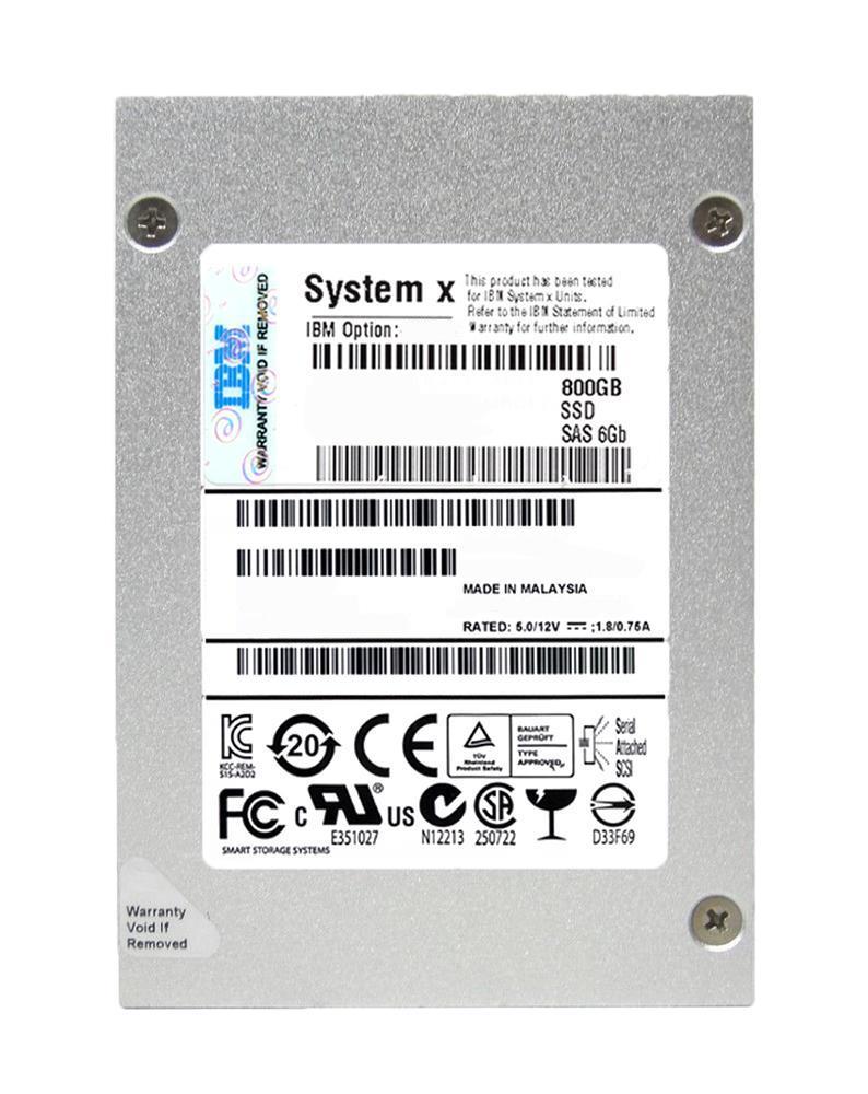 ESXSSDLKOCDM-800GI IBM 800GB eMLC SAS 6Gbps 2.5-inch Internal Solid State Drive (SSD)