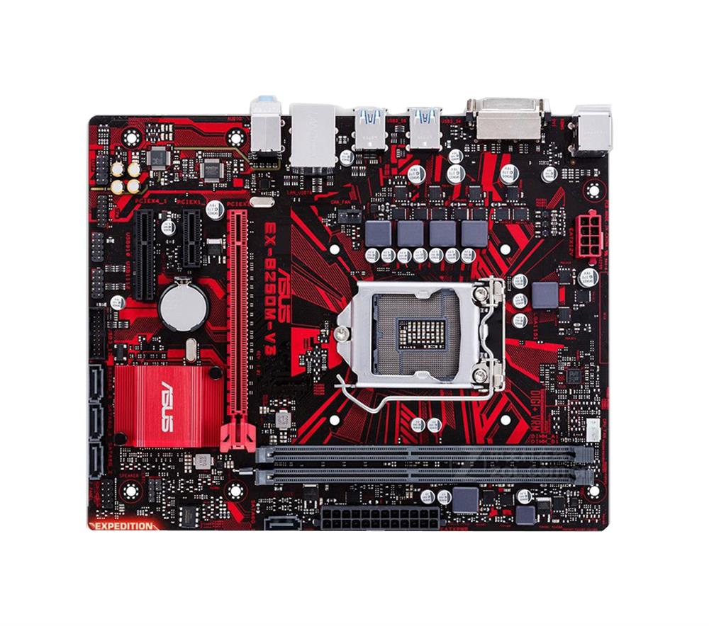 EX-B250M-V3/CSM Asus Socket LGA 1151 Intel B250 Chipset 7th/6th Generation Core i7 / i5 / i3/ Pentium / Celeron Processors Support DDR4 2x DIMM 4x SATA 6.0Gb/s Micro-ATX Motherboard (Refurbished)