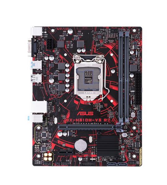 EX-H310M-V3 R2.0/CSM ASUS Socket LGA 1151 Intel H310 Chipset 9th/8th Generation Core / Pentium / Gold / Celeron Processors Support DDR4 2x DIMM 3x SATA 6.0Gb/s uATX Motherboard (Refurbished)