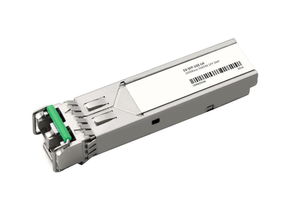 EX-SFP-1GE-LH-38.19 Juniper Networks 1Gbps 1000Base-DWDM Single-mode Fiber 80km 1538.19nm Duplex LC Connector SFP Transceiver Module (Refurbished)
