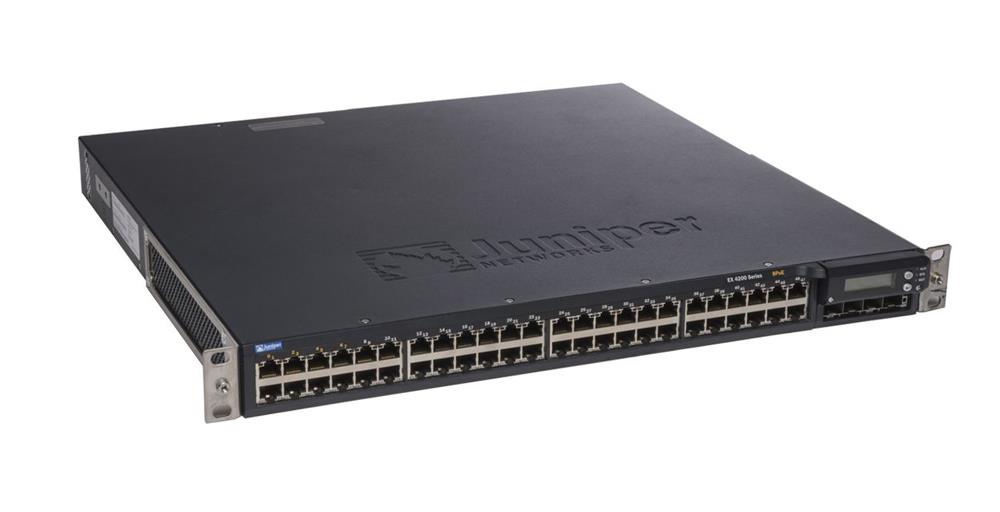 EX4200-48T-SFP Juniper 48-Ports 10/100/1000Base-T Ethernet Switch with 8x PoE Ports and 4x SFP Ports (Refurbished)