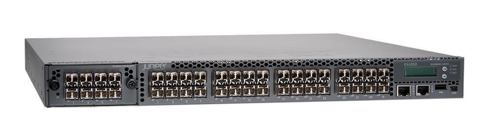 EX4550-32F-DC-AFI-RF Juniper - IMSourcing Certified Pre-Owned EX4550 32-Port 1/10GbE SFP+ Converged Switch - Manageable - Refurbished - 3 Layer Supported - Optical Fiber - 1U High -  (Refurbished)