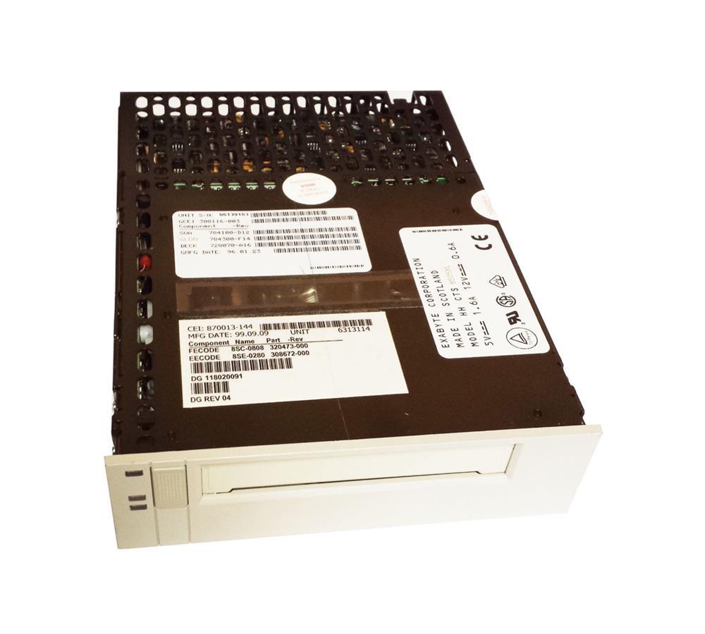 EXB-8505XL Exabyte 7GB(Native) / 14GB(compressed) 8mm SCSI Internal Tape Drive