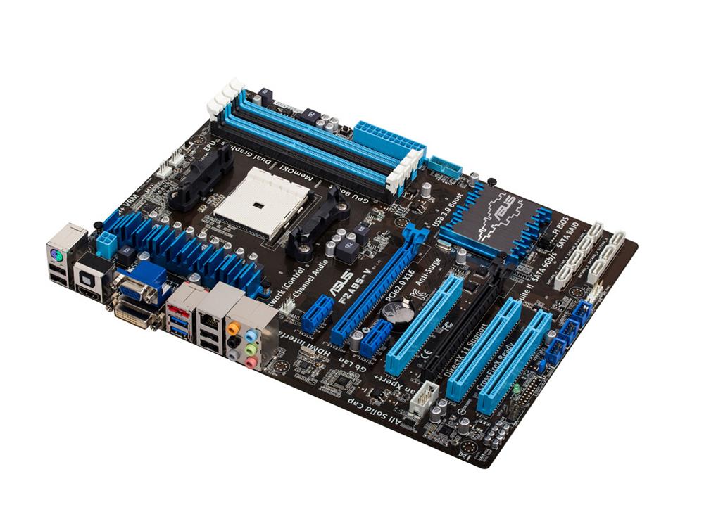 F2A85-V ASUS Socket FM2 AMD A85X Chipset AMD Athlon/ A-Series Processors Support DDR3 4x DIMM 7x SATA 6.0Gb/s ATX Motherboard (Refurbished)