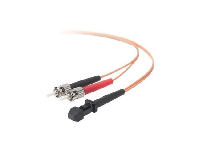 F2F20290-02M Belkin Patch Cable MT-RJ Multimode (Male) ST Multimode (Male) 6.6ft Fiber Optic 62.5 / 125 Orange