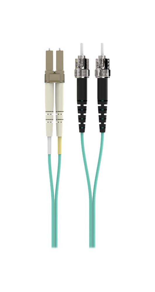 F2F402L0-01M-G Belkin 10 Gig Aqua Patch Cable LC Multimode (Male) ST Multimode (Male) 3.3ft Fiber Optic 50 / 125 Aqua
