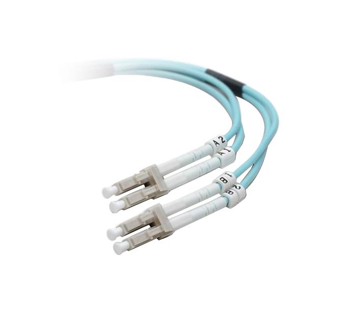 F2F402LL-05M-G Belkin 10 Gig Aqua Patch Cable LC Multimode (Male) LC Multimode (Male) 16.4ft Fiber Optic 50 / 125 Aqua