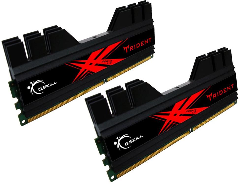 F3-16000CL9D-4GBTD G.SKILL Trident Series 4GB Kit (2 X 2GB) PC3-16000 DDR3-2000MHz Non-ECC Unbuffered CL9 240-Pin DIMM Dual Channel Memory