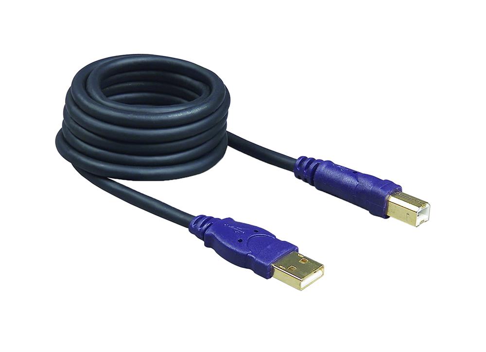 F3U133-06-GLD Belkin 6ft USB Ab Device USBa to USBb Premium Gold Rohs