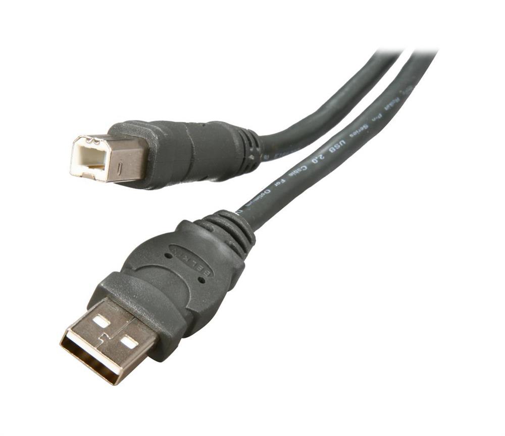 F3U133-16 Belkin USB 2.0 Cable Type A Male Type B Male 16ft