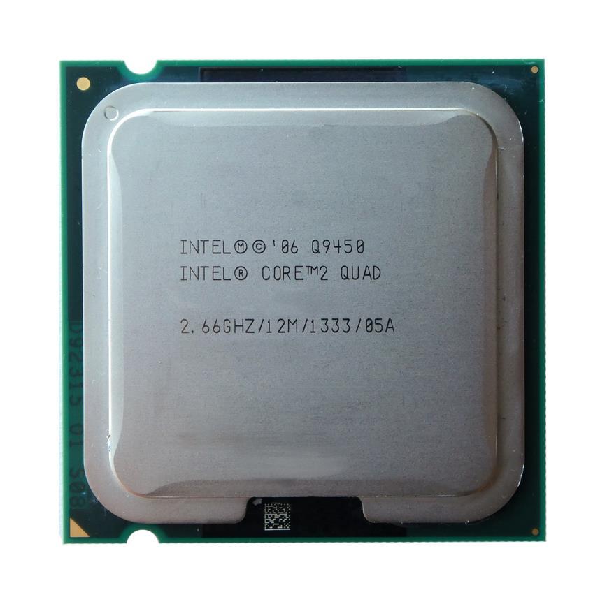 F539G Dell 2.66GHz 1333MHz FSB 12MB L2 Cache Socket LGA775 Intel Core 2 Quad Q9450 Desktop Processor Upgrade