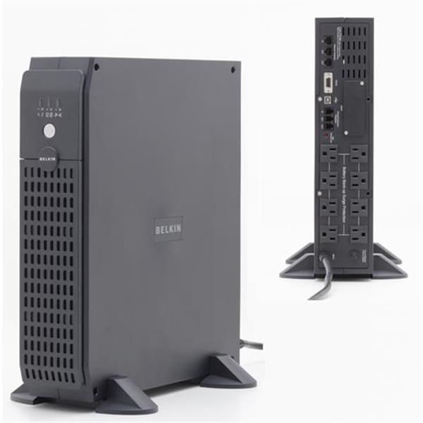 F6C1500-TW-RK Belkin Small Enterprise TW-RK 1500VA Ups 1500VA/830W 120 Minute Full Load 8 x NEMA 5-15R Battery/Surge-protected (Refurbished)