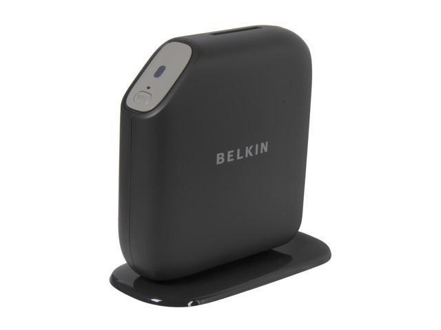 F7D6301 Belkin Wireless Router IEEE 802.11n ISM Band 300 Mbps Wireless Speed 4 x Network Port 1 x Broadband Port (Refurbished)