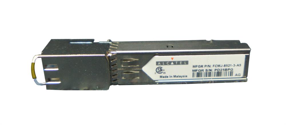 FCMJ-8521-3-A5 Alcatel-Lucent 1.25Gbps 1000Base-T Copper 100m RJ-45 Connector SFP Transceiver Module for Finisar Compatible (Refurbished)