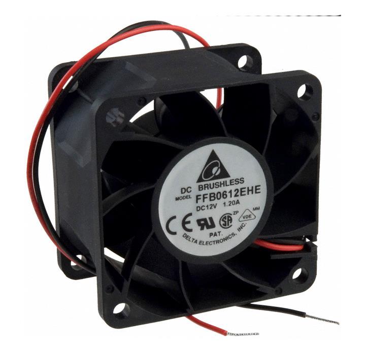 FFB0612EHE Intel Fan 60x38 BB 55DB 12V 51CFM 3WR Low Speed