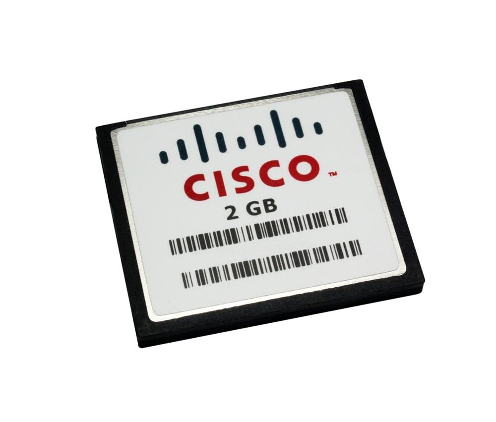 FLASH-2G Cisco 2GB CompactFlash (CF) Memory Card Module for 1200 Performance Route Processor-2 (PRP-2) Series