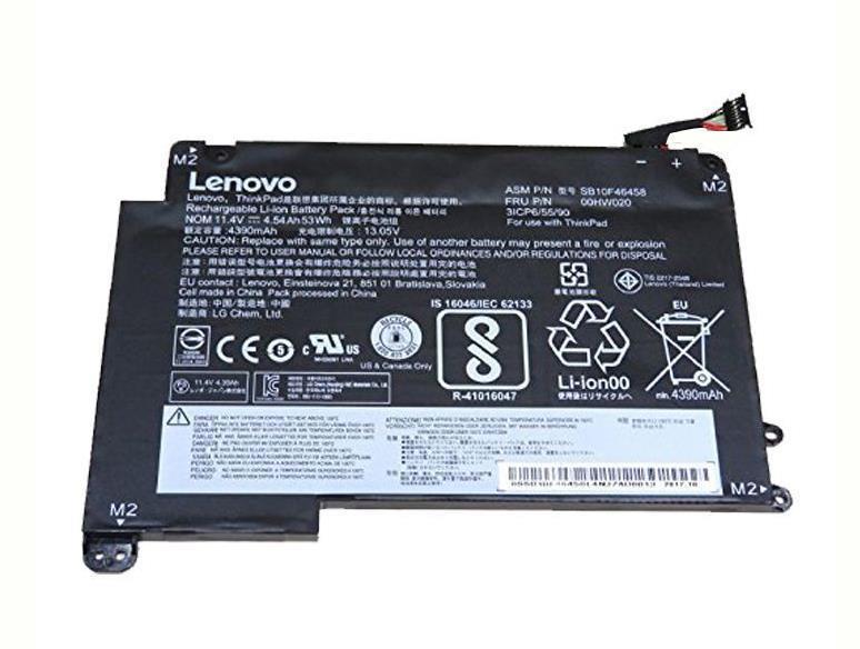 FRU00HW021 Lenovo 00HW021 3-Cell Laptop Battery (Refurbished)