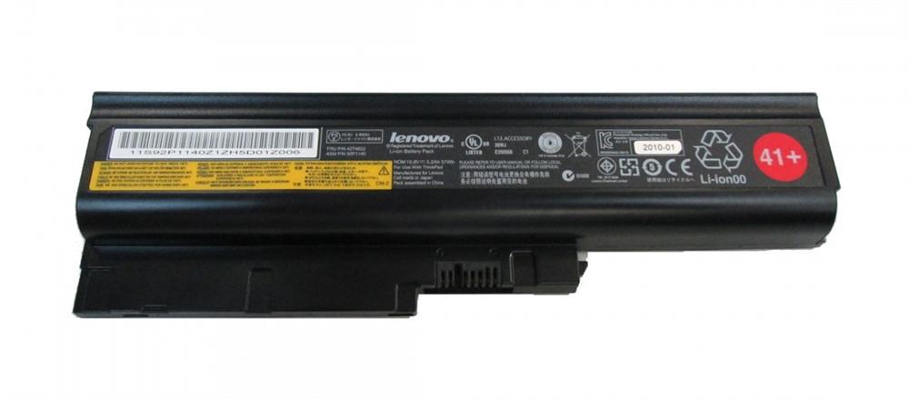 FRU42T4622 Lenovo 6-Cell Li-Ion Battery 41+ for ThinkPad R60 R60e T60 T60p Series (Refurbished)