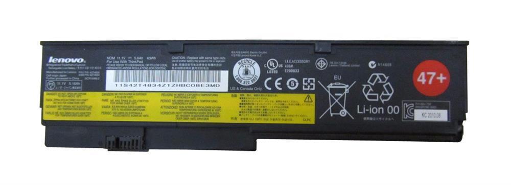 FRU42T4835 Lenovo 6-Cell Li-Ion Battery for ThinkPad X200 (Refurbished)