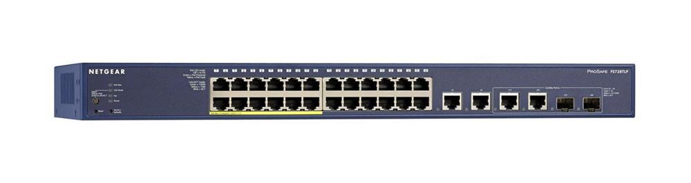 FS728TLP-100EUS NetGear Prosafe 10/100/1000 24-Ports PoE Fast Ethernet Switch (Refurbished)