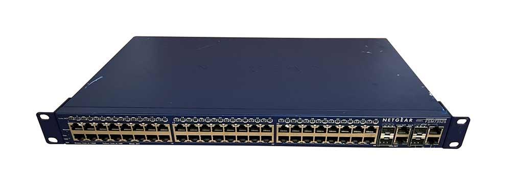 FSM73525S NetGear Prosafe 48 +4 Fast Ethernet L3 Switch Network (Refurbished)