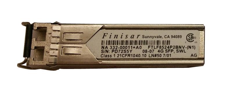 FTLF8524P2BNV-N1 Finisar 4.25Gbps 1000Base-SX Multi-mode Fiber 500m 850nm Duplex LC Connector SFP Transceiver Module