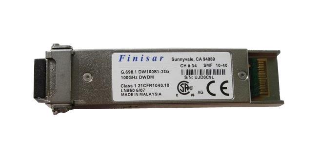FTLX3811M328 Finisar 10Gbps 10GBase-DWDM 10GBase-X Single-mode Fiber 80km 1554.94nm Duplex LC Connector XFP Transceiver Module