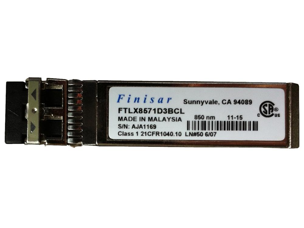 FTLX8571D3BCL Finisar 10Gbps 10GBase-SR Multi-mode Fiber 300m 850nm Duplex LC Connector SFP+ Transceiver Module
